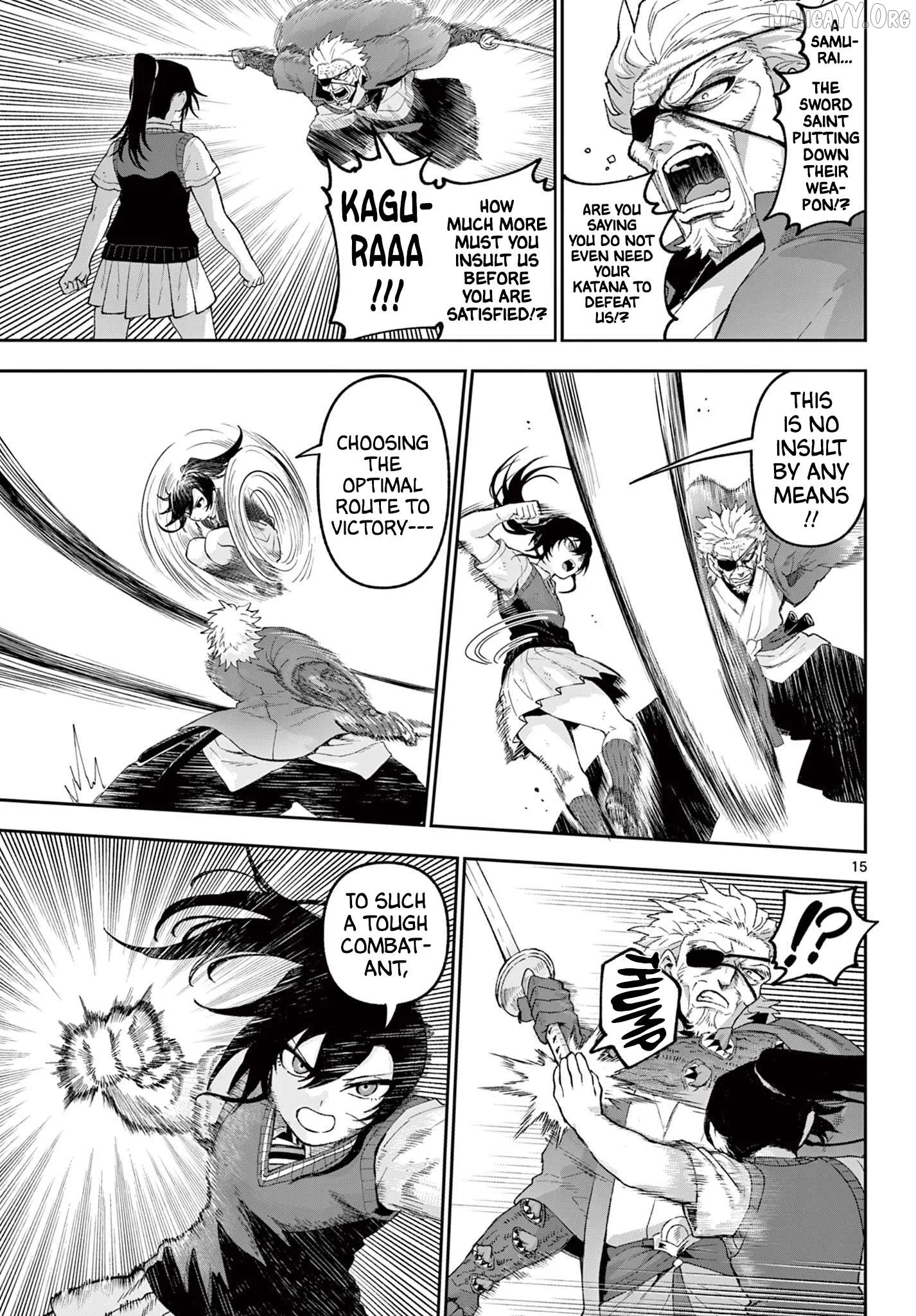 KaguRai: Kagura to Raito Chapter 40 page 15