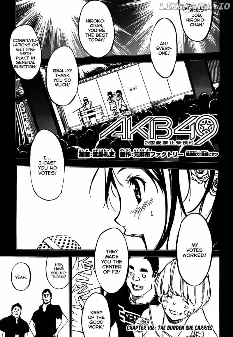 AKB49 - Renai Kinshi Jourei Chapter 106 page 2
