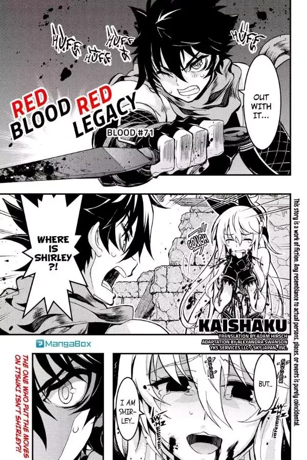 Aka Akatoretachi No Monogatari Chapter 71 page 1