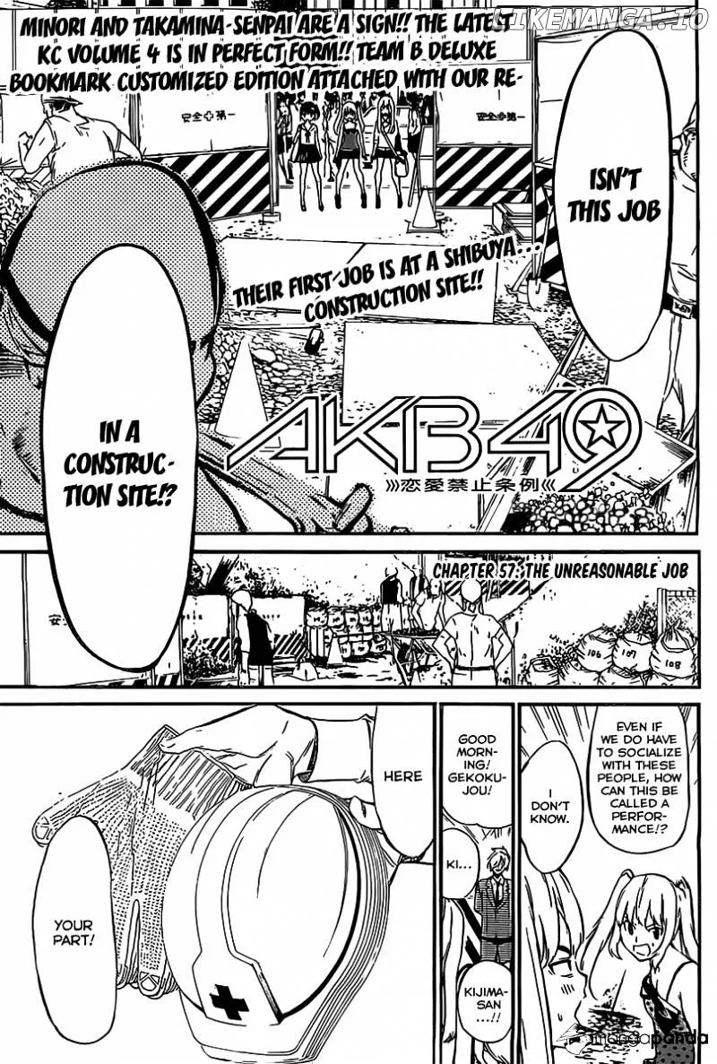 AKB49 - Renai Kinshi Jourei Chapter 57 page 2