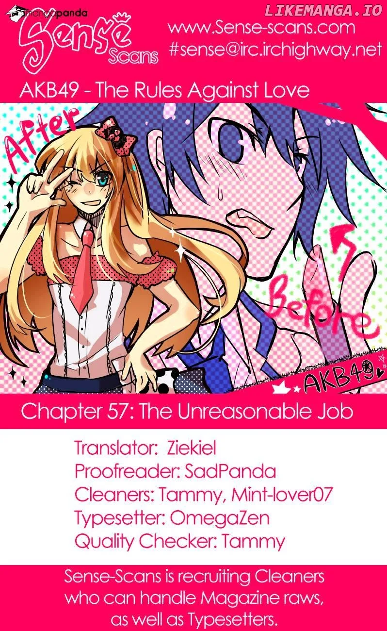 AKB49 - Renai Kinshi Jourei Chapter 57 page 1