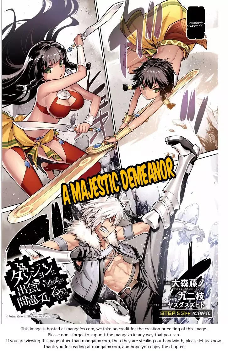 Dungeon ni Deai wo Motomeru no wa Machigatteiru Darou ka Chapter 53 page 3