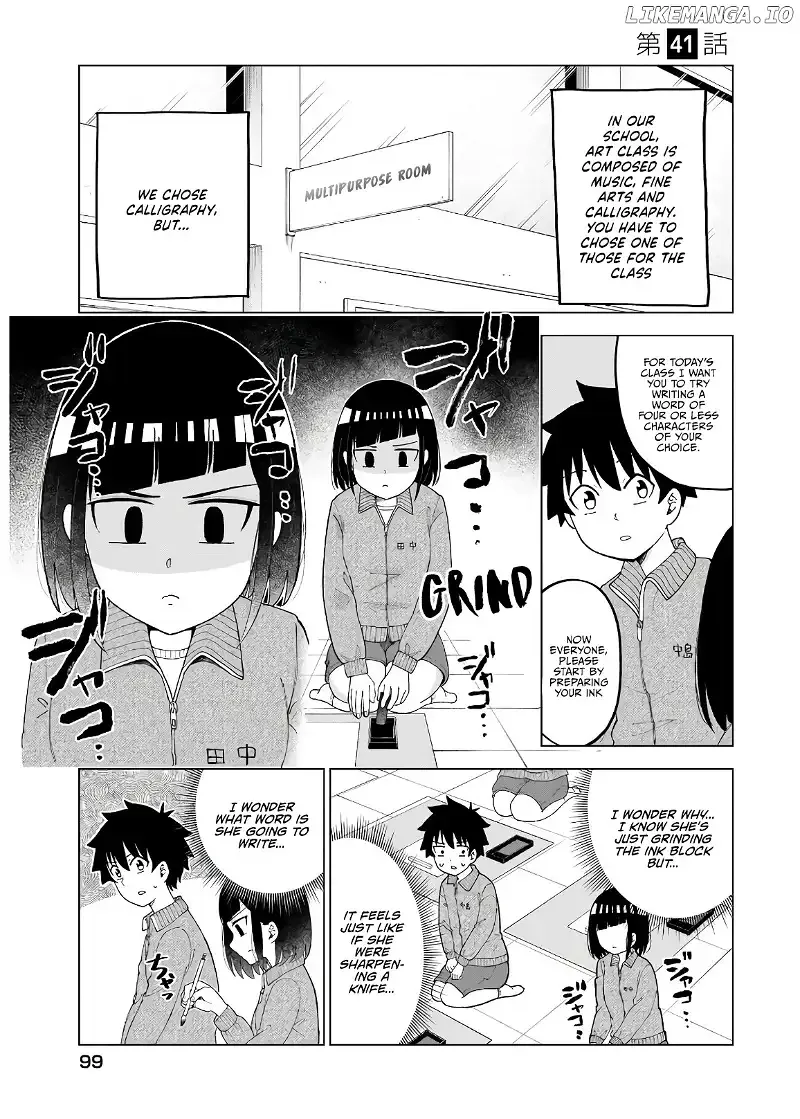 My Classmate Tanaka-San Is Super Scary Chapter 41 page 2