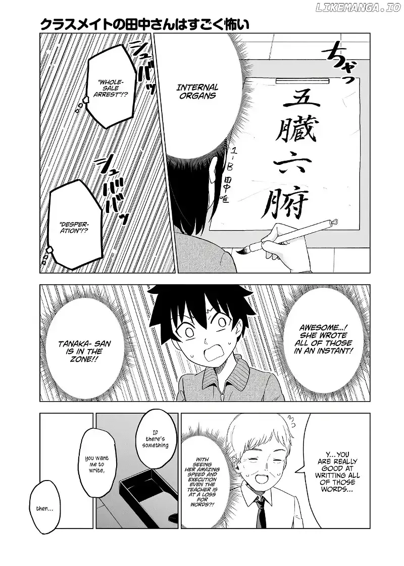 My Classmate Tanaka-San Is Super Scary Chapter 41 page 4