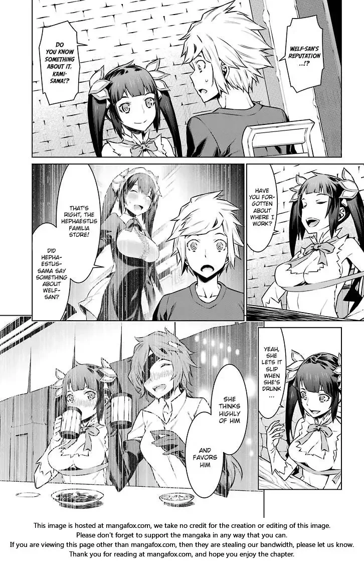 Dungeon ni Deai wo Motomeru no wa Machigatteiru Darou ka Chapter 54 page 4