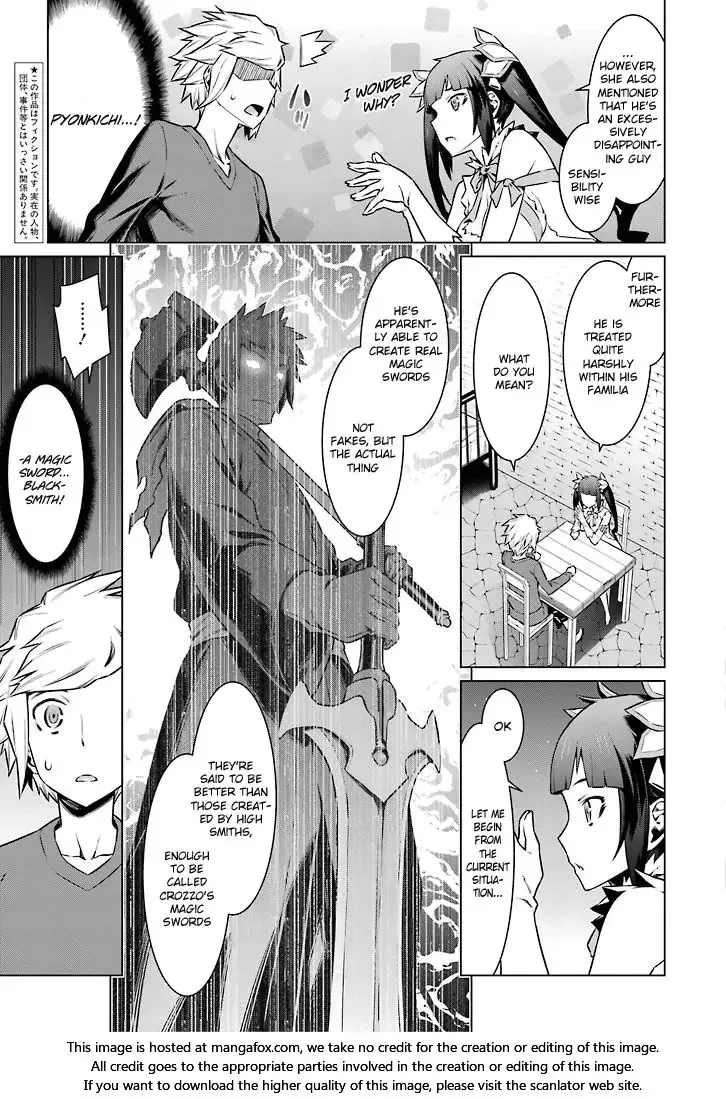 Dungeon ni Deai wo Motomeru no wa Machigatteiru Darou ka Chapter 54 page 5