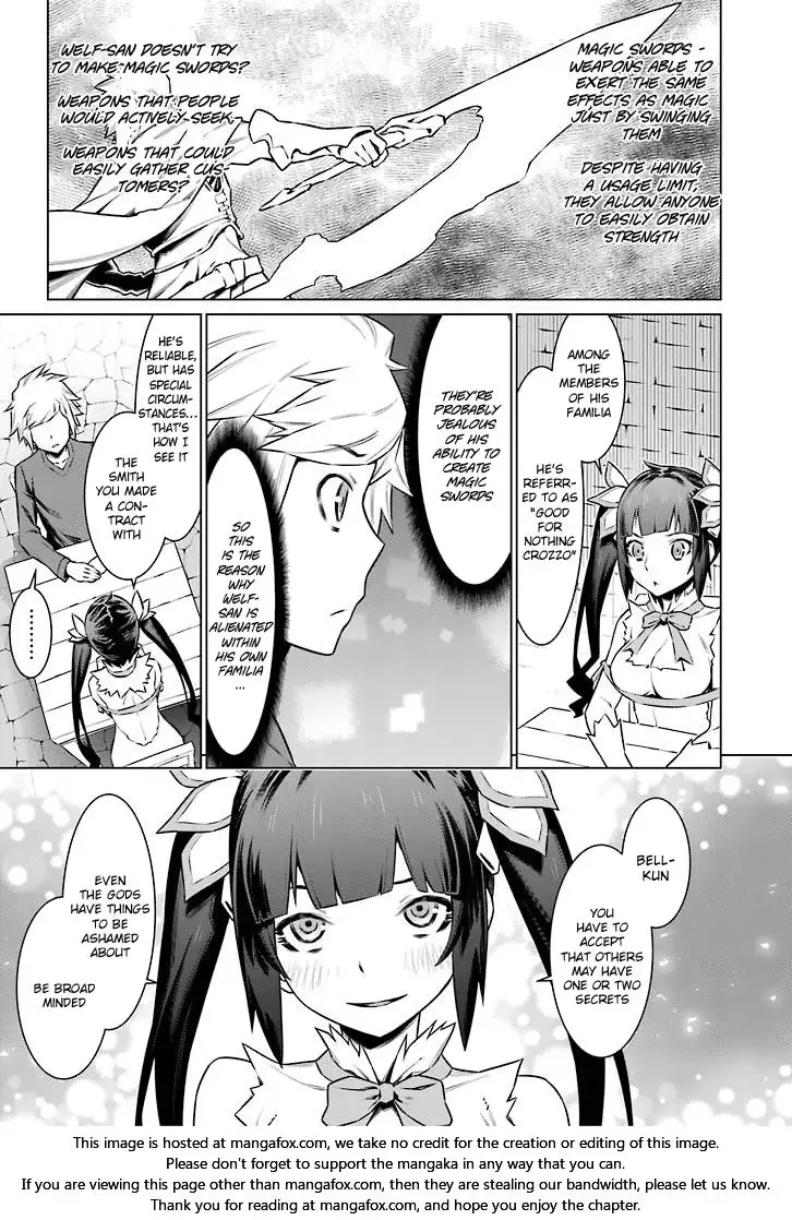 Dungeon ni Deai wo Motomeru no wa Machigatteiru Darou ka Chapter 54 page 7