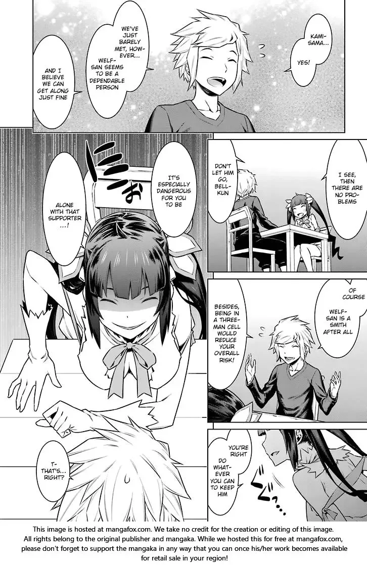 Dungeon ni Deai wo Motomeru no wa Machigatteiru Darou ka Chapter 54 page 8