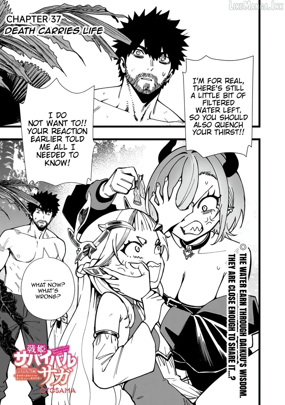 Senki Survival Saga: Isekai no Unmei o Kaketa Mujintou Fujun Iseikouyuu Chapter 37 page 1