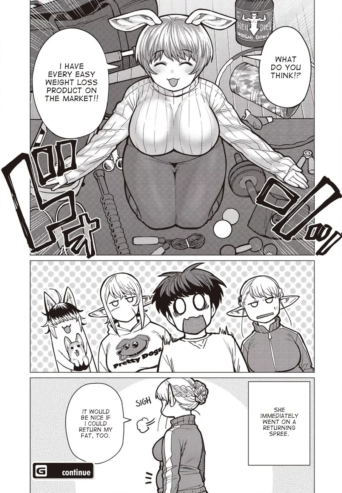 Miss Elf Can't Lose Weight Chapter 34 page 22