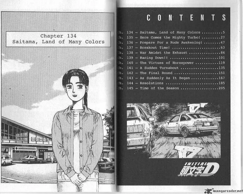 Initial D Chapter 134 page 1
