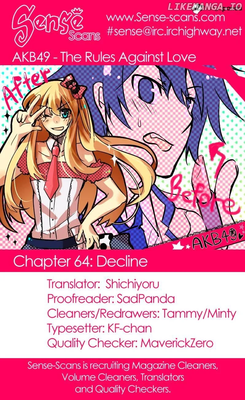 AKB49 - Renai Kinshi Jourei Chapter 64 page 1