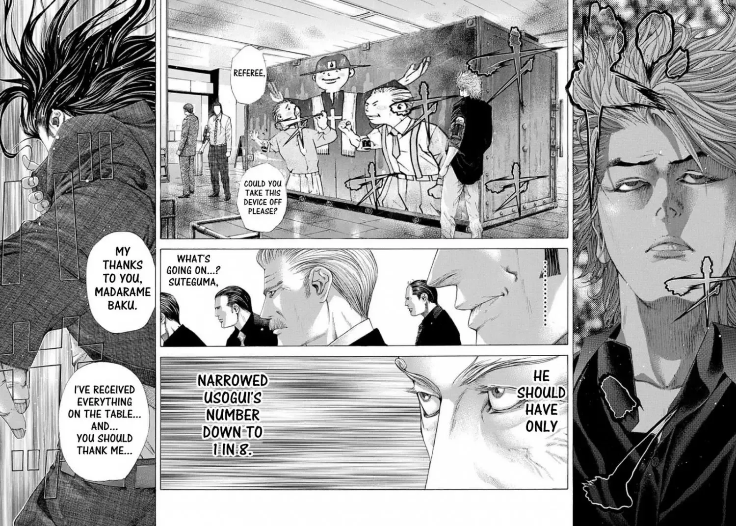 Usogui Chapter 213 page 4