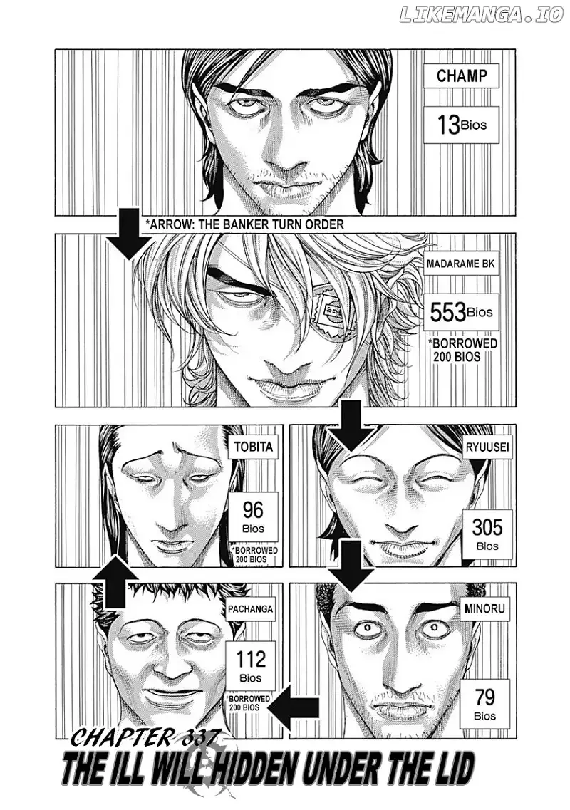 Usogui Chapter 337 page 2