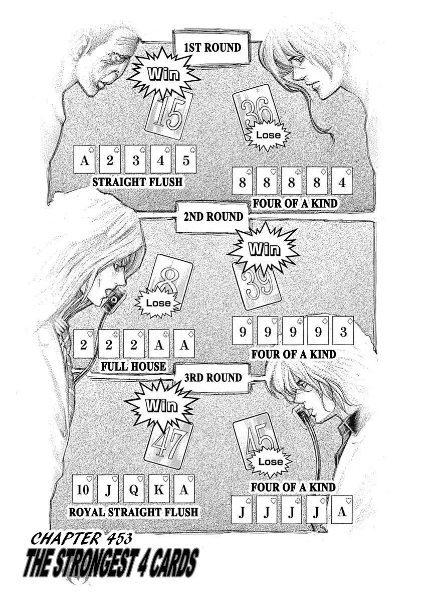 Usogui Chapter 453 page 1