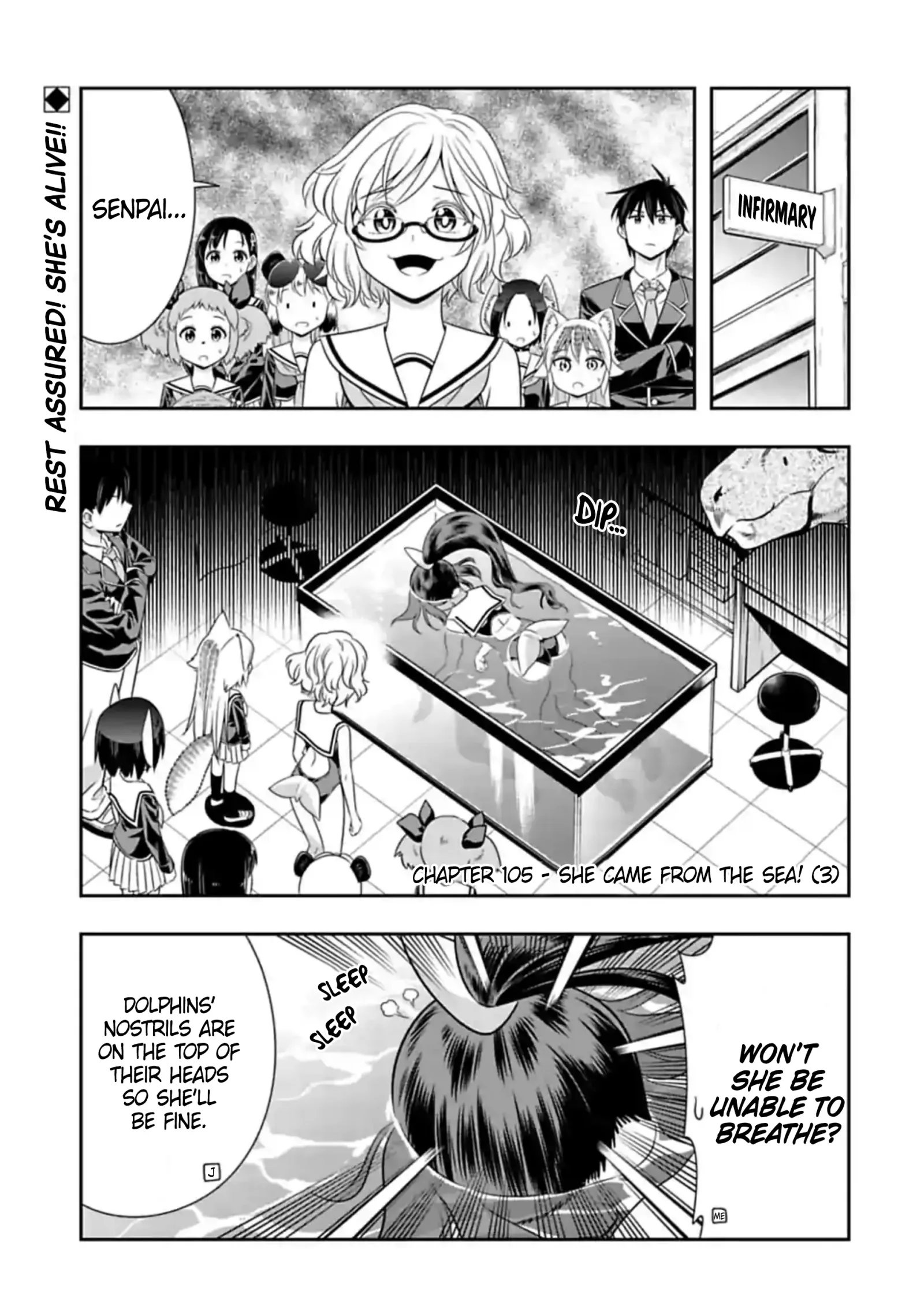 Murenase! Shiiton Gakuen Chapter 105 page 1