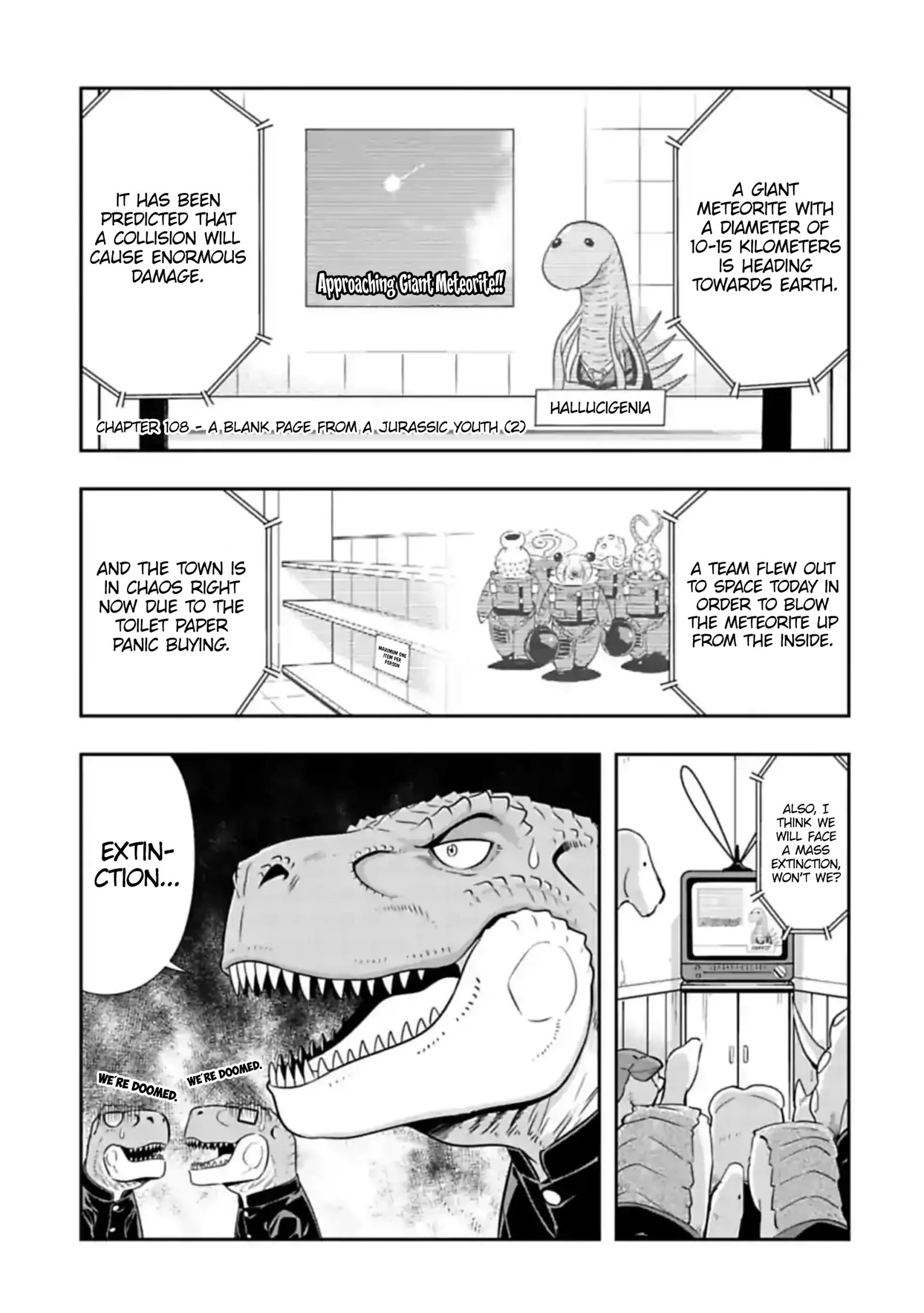 Murenase! Shiiton Gakuen Chapter 108 page 1