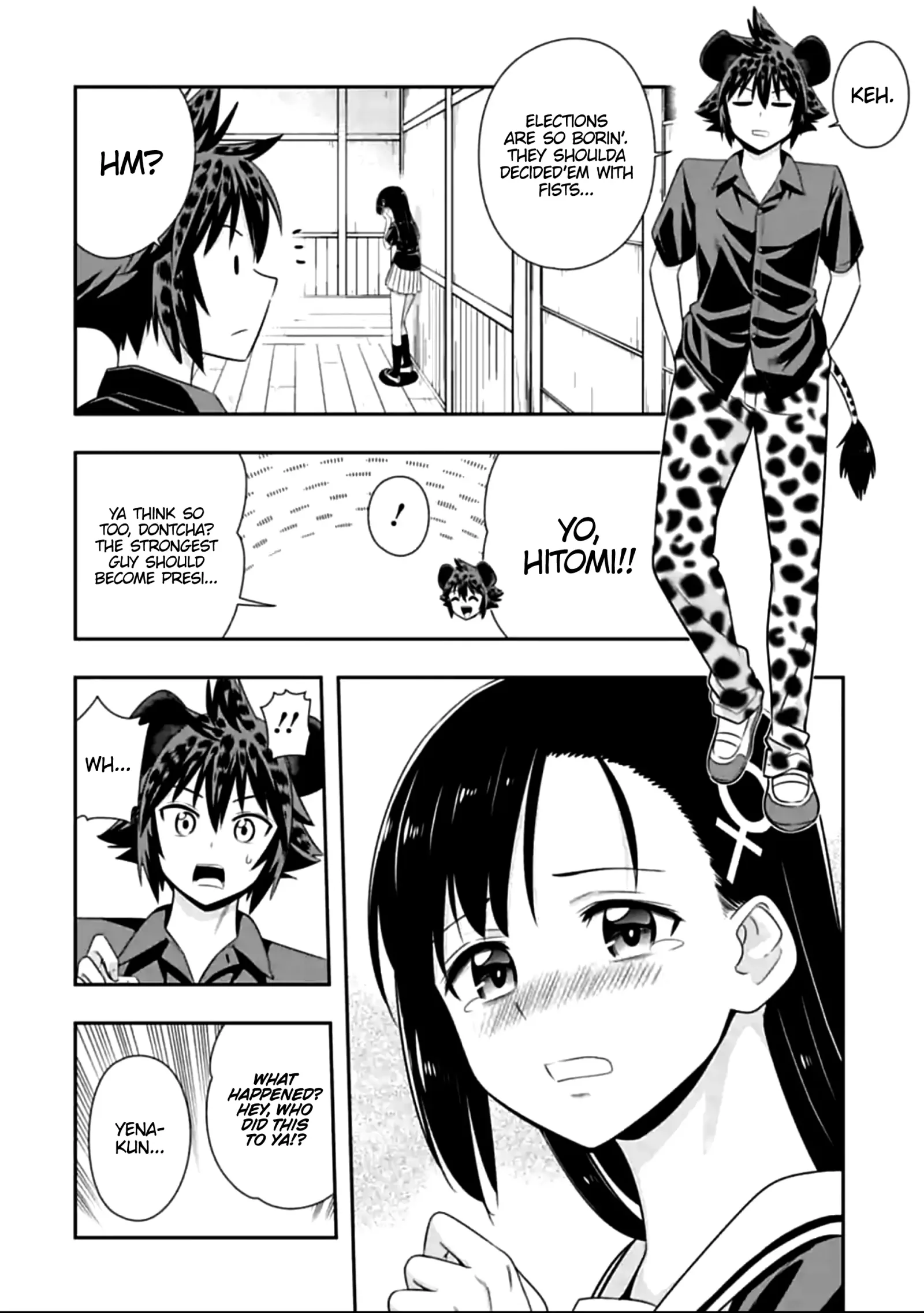 Murenase! Shiiton Gakuen Chapter 122 page 8