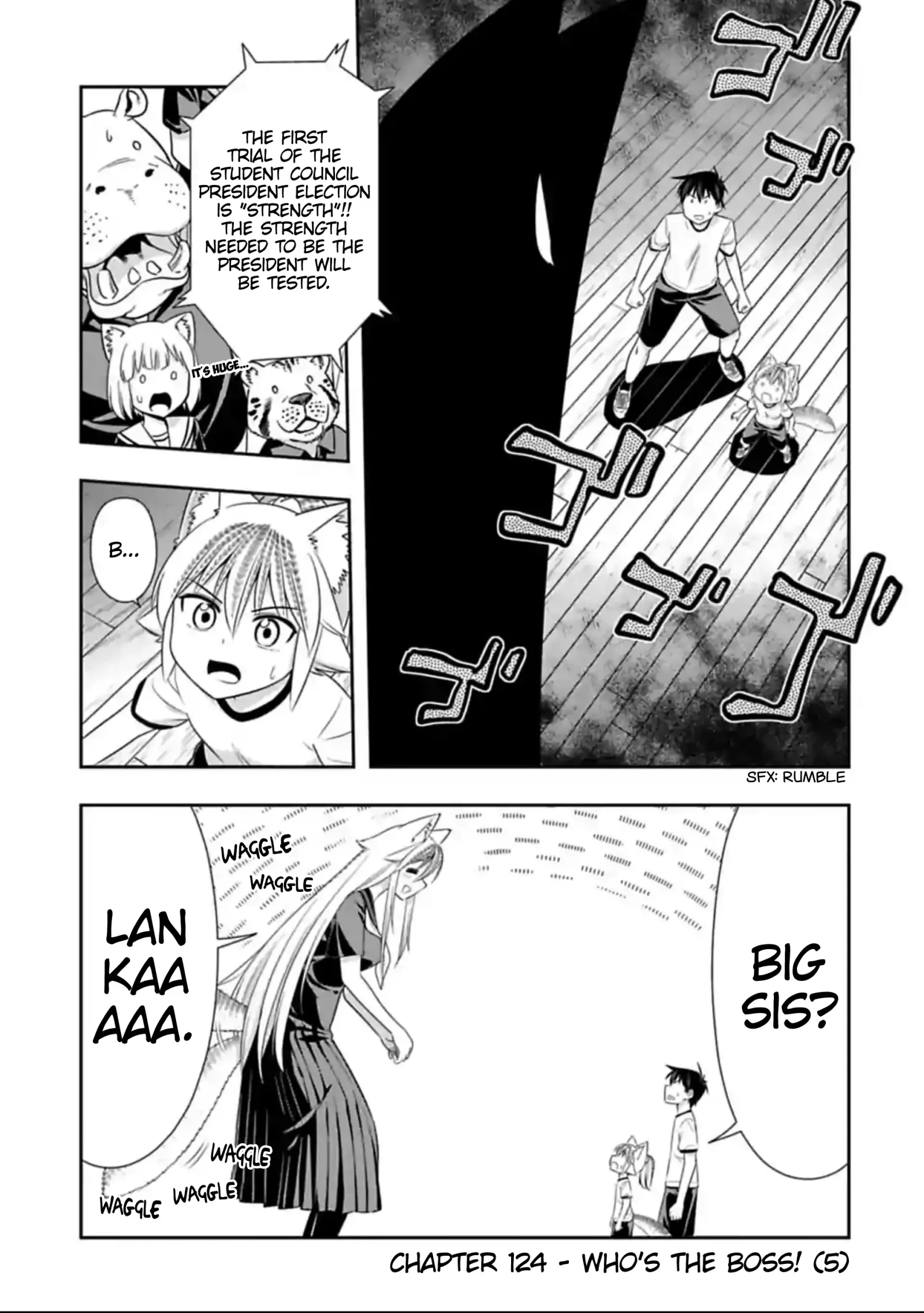 Murenase! Shiiton Gakuen Chapter 124 page 1
