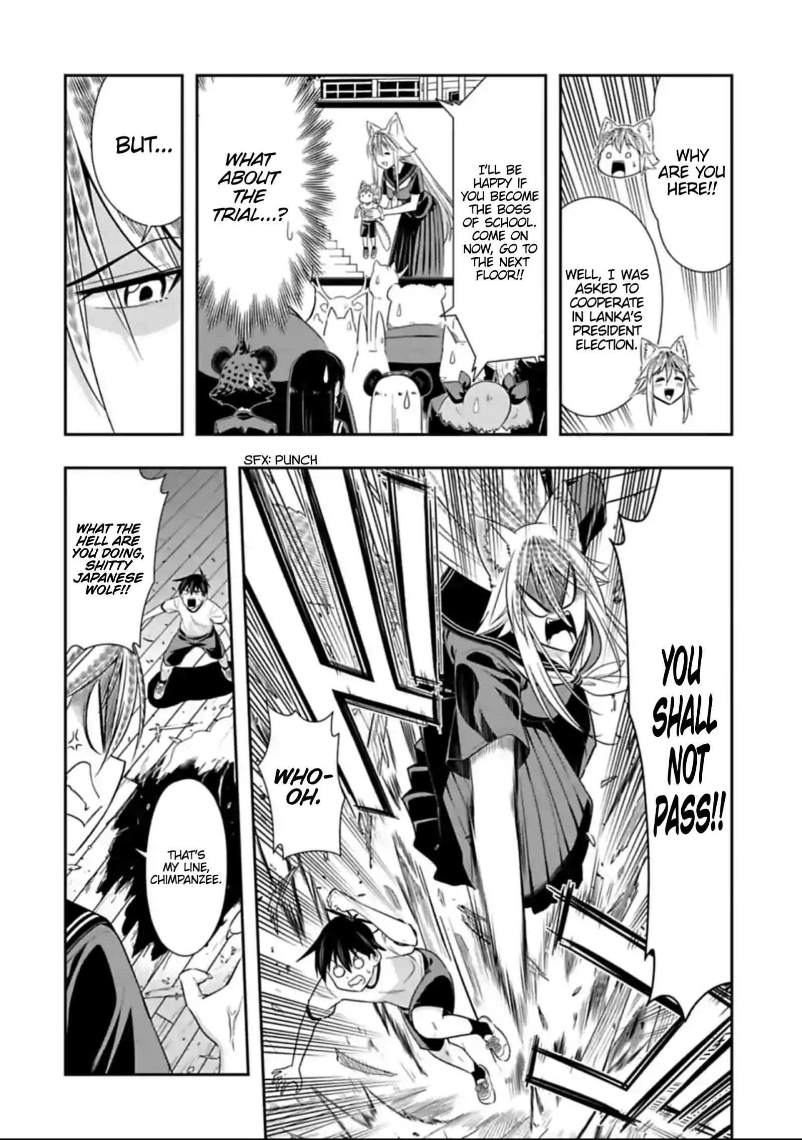 Murenase! Shiiton Gakuen Chapter 124 page 2