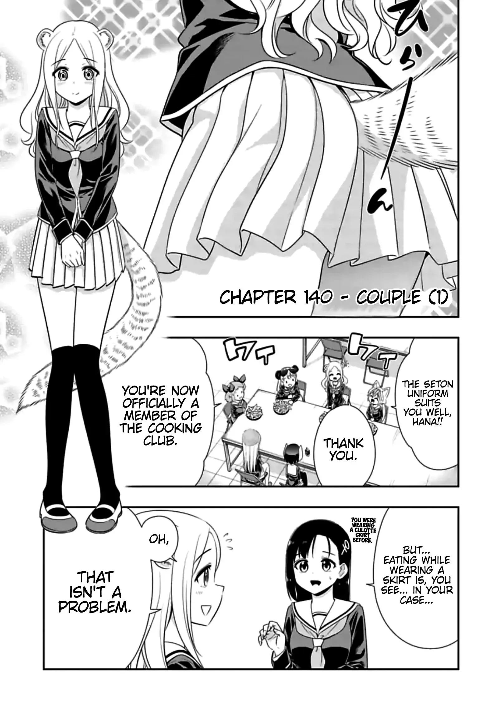 Murenase! Shiiton Gakuen Chapter 140 page 1