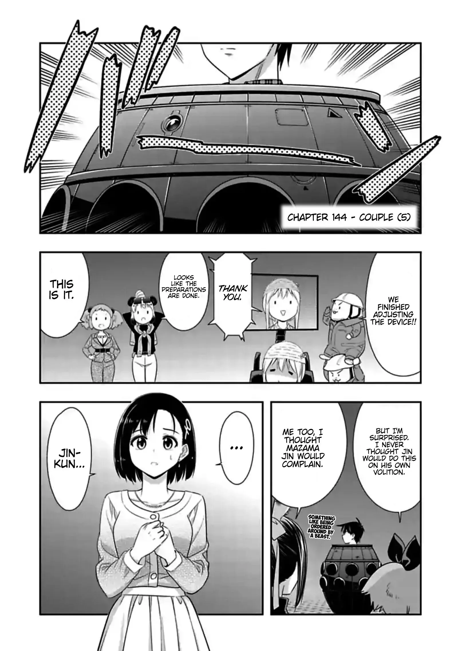 Murenase! Shiiton Gakuen Chapter 144 page 1