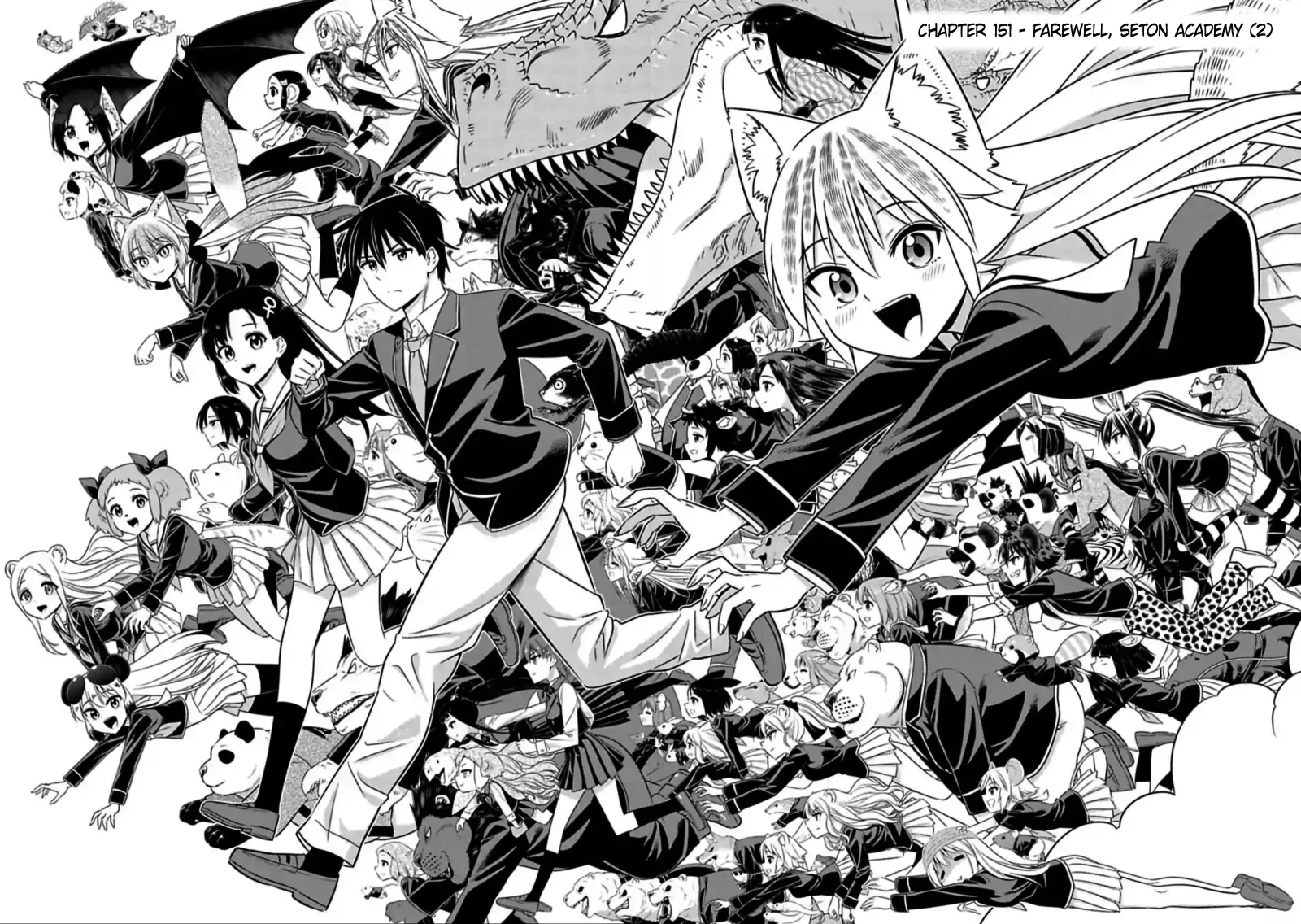 Murenase! Shiiton Gakuen Chapter 151 page 2