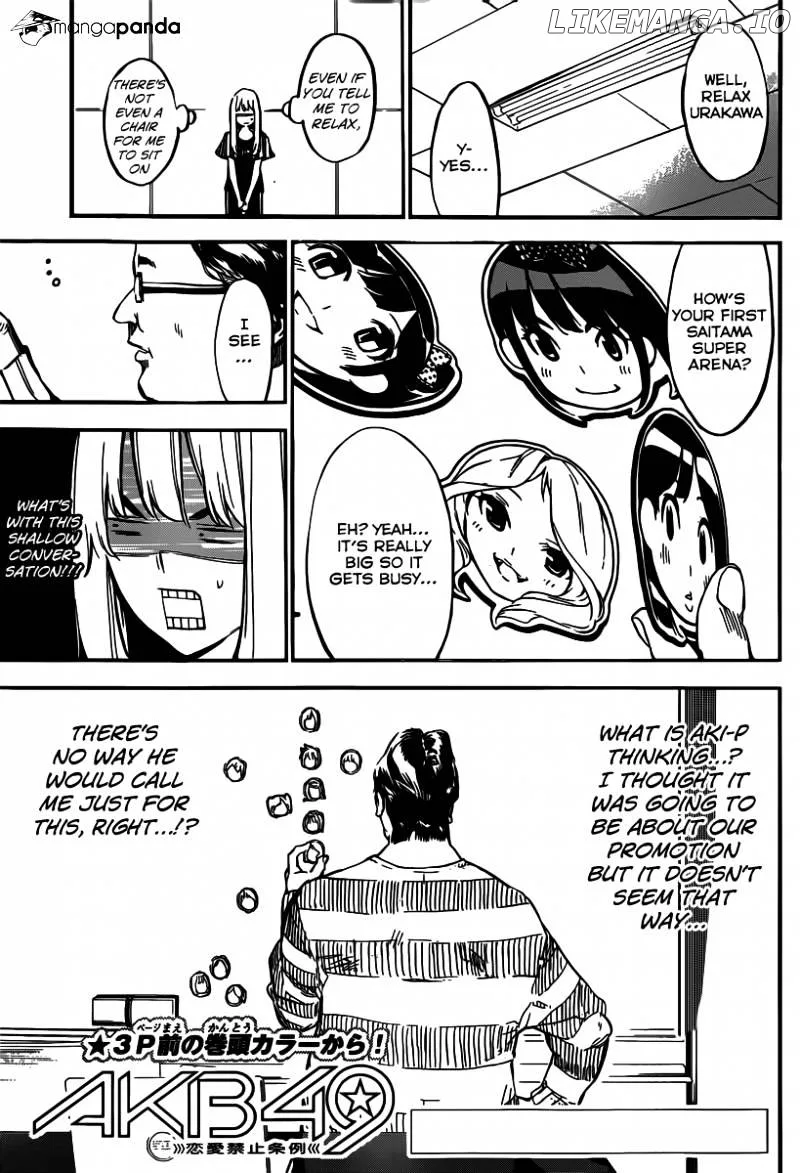 AKB49 - Renai Kinshi Jourei Chapter 100 page 4