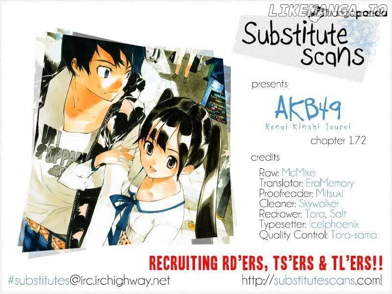 AKB49 - Renai Kinshi Jourei Chapter 172 page 1