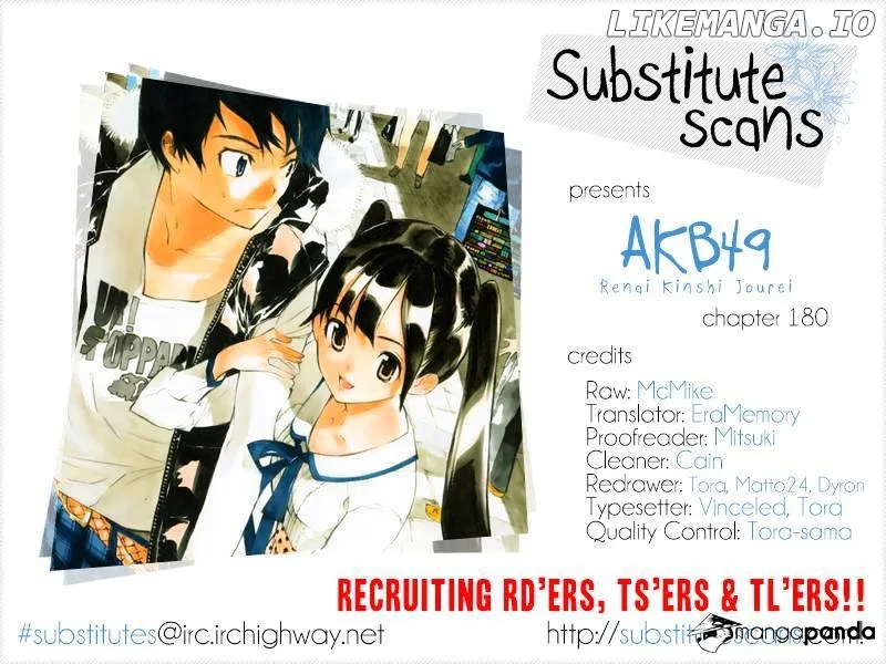 AKB49 - Renai Kinshi Jourei Chapter 180 page 1