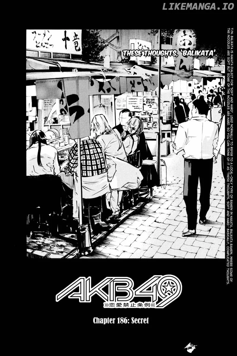 AKB49 - Renai Kinshi Jourei Chapter 186 page 3