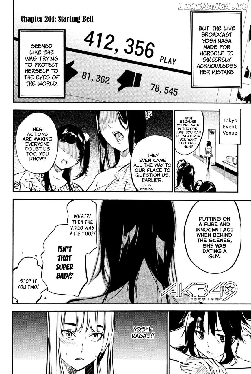 AKB49 - Renai Kinshi Jourei Chapter 201 page 3