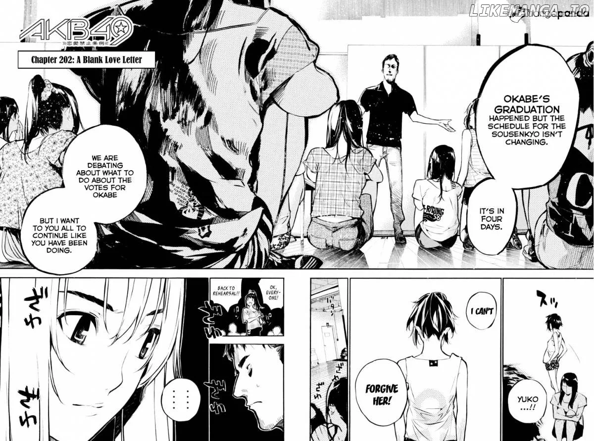 AKB49 - Renai Kinshi Jourei Chapter 202 page 3