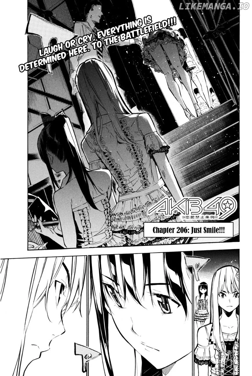 AKB49 - Renai Kinshi Jourei Chapter 206 page 2