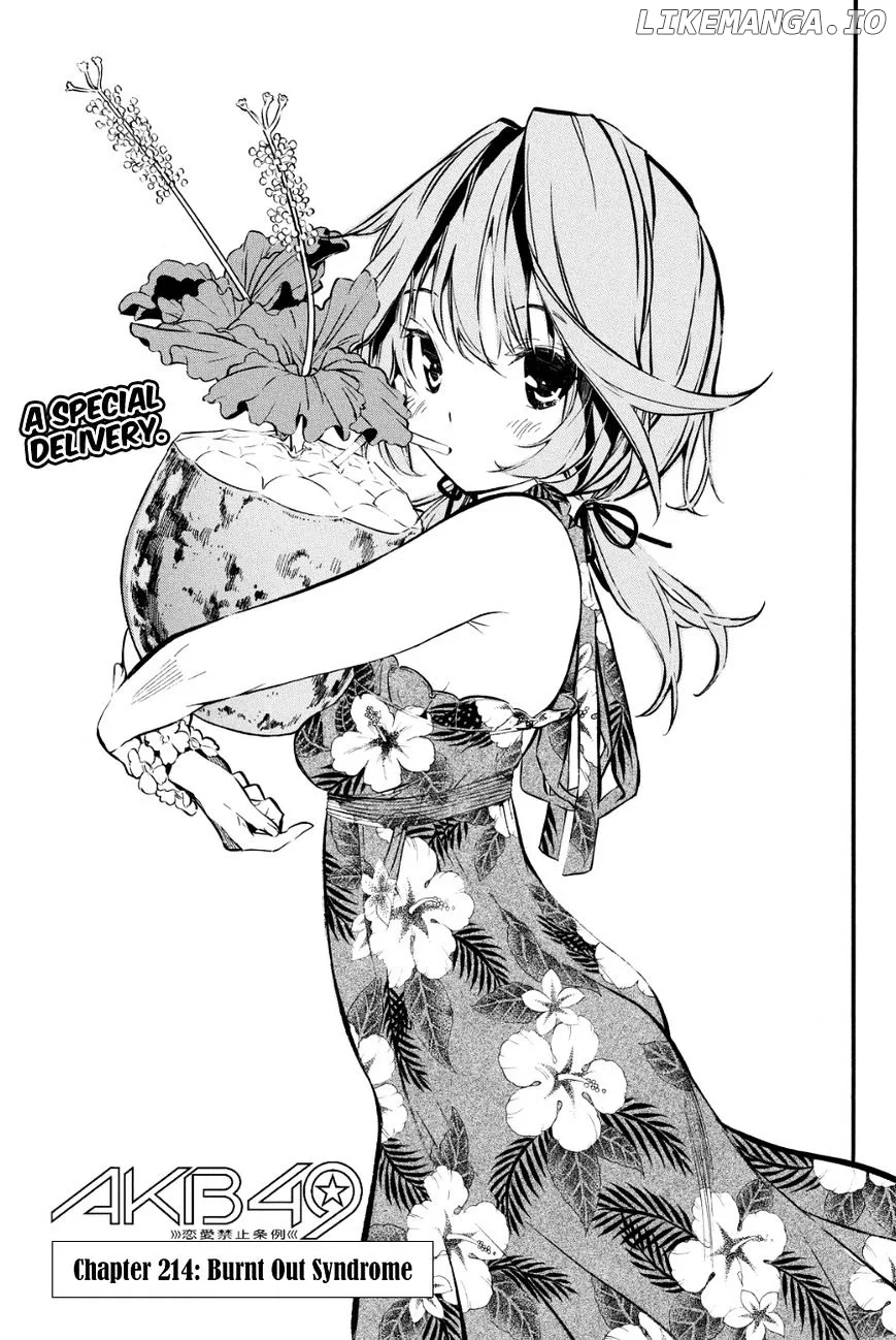 AKB49 - Renai Kinshi Jourei Chapter 214 page 2
