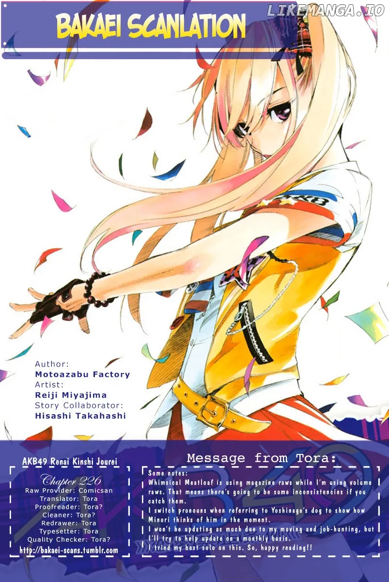 AKB49 - Renai Kinshi Jourei Chapter 226 page 1