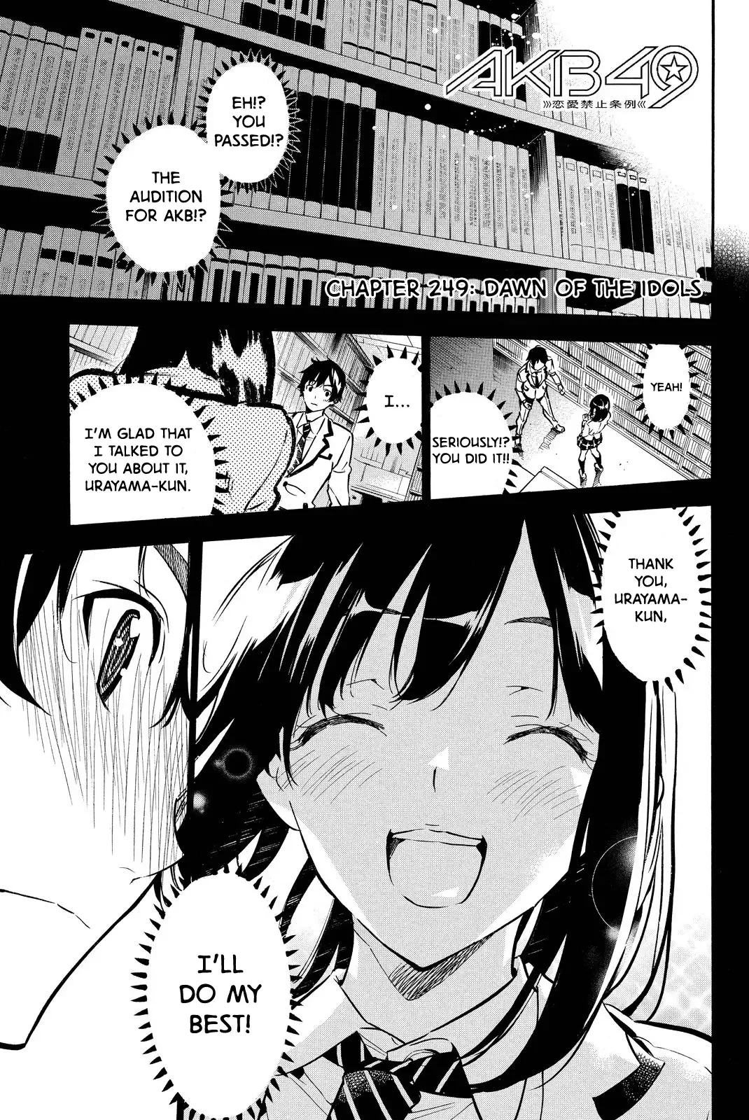 AKB49 - Renai Kinshi Jourei Chapter 249 page 1