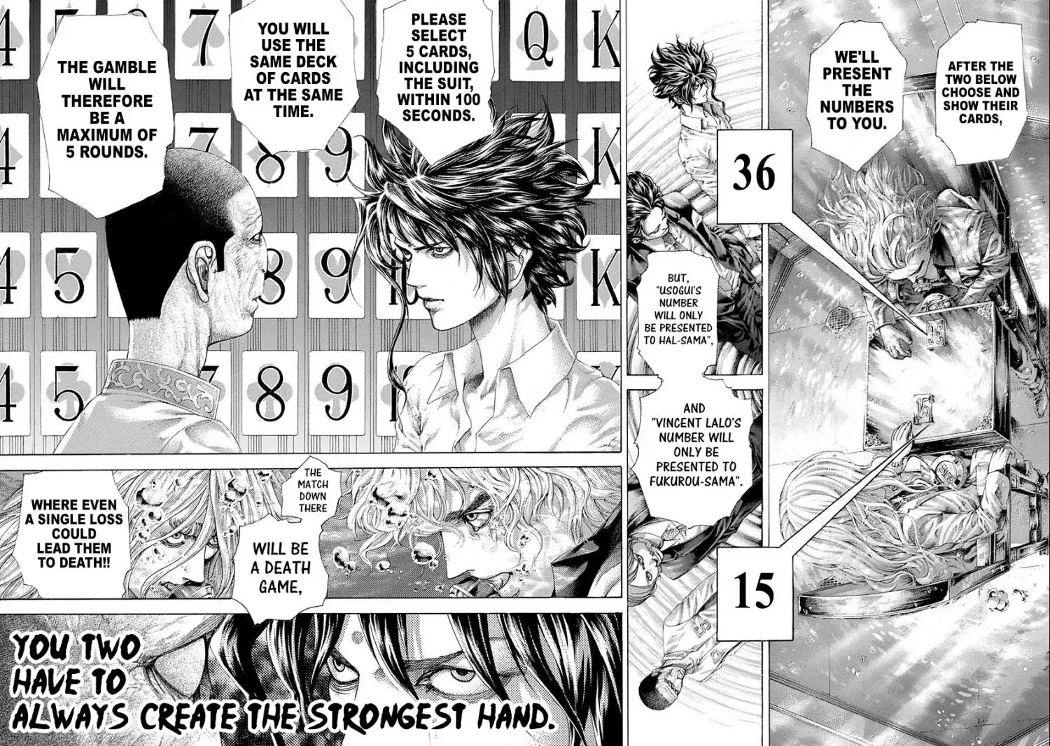Usogui Chapter 448 page 15