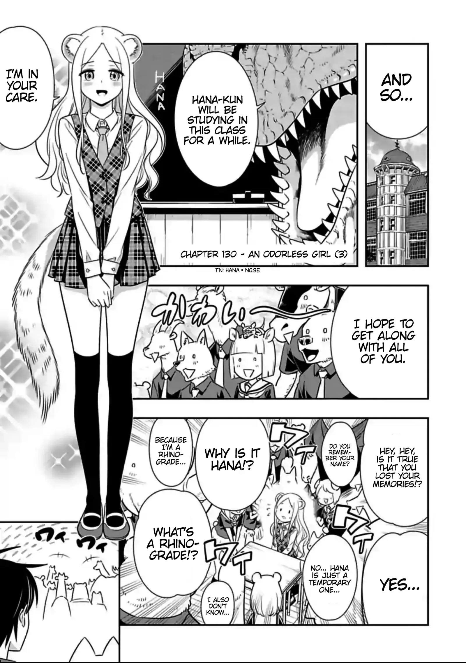 Murenase! Shiiton Gakuen Chapter 130 page 1