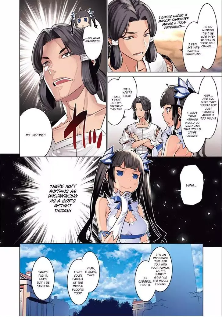 Dungeon ni Deai wo Motomeru no wa Machigatteiru Darou ka Chapter 58 page 4