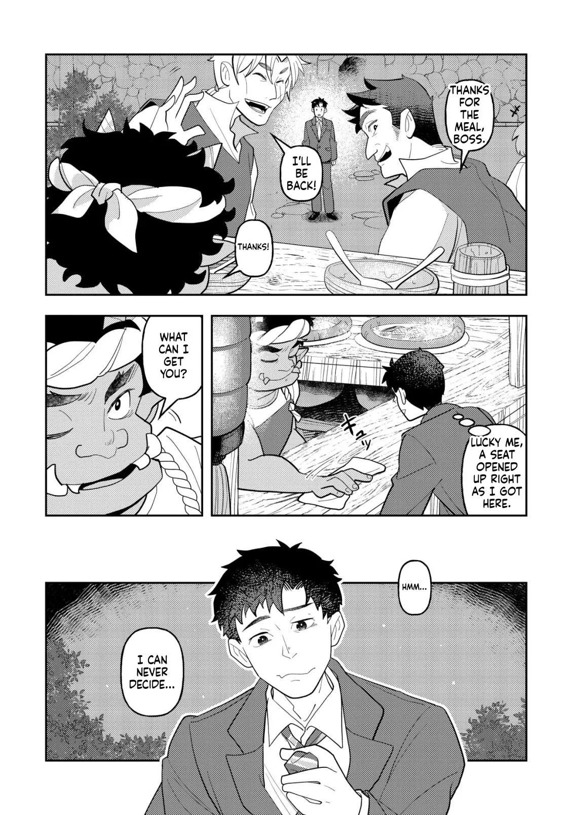 Salaryman Eats in Another World Chapter 1 page 7