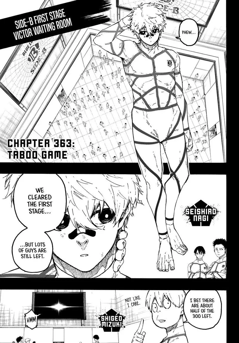Blue Lock Chapter 363 page 1