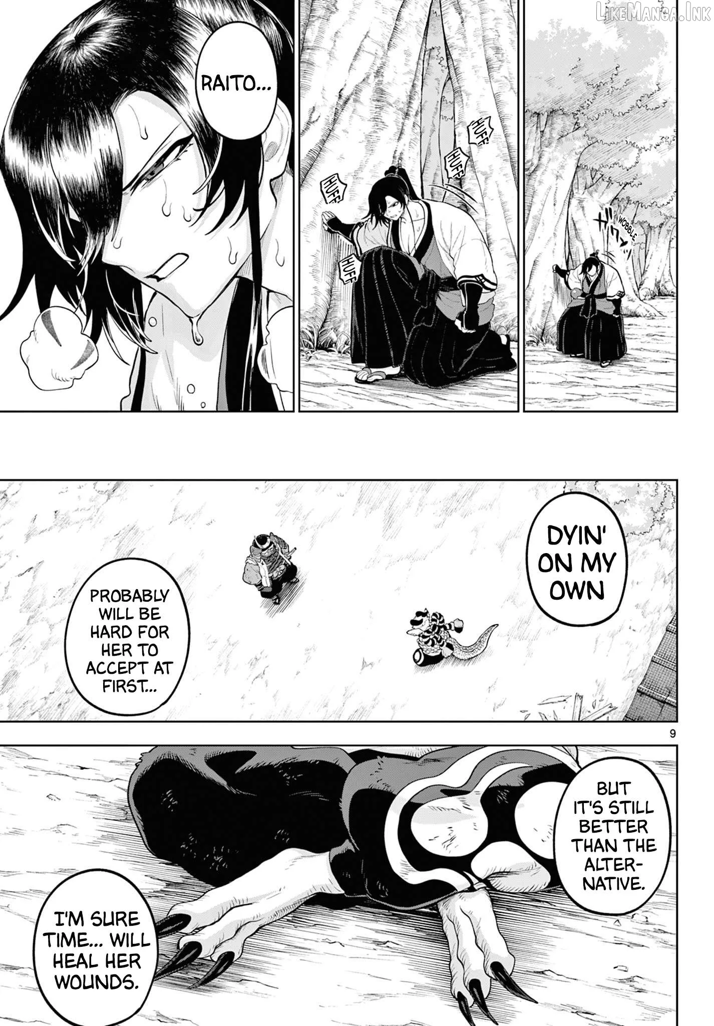 KaguRai: Kagura to Raito Chapter 61 page 9