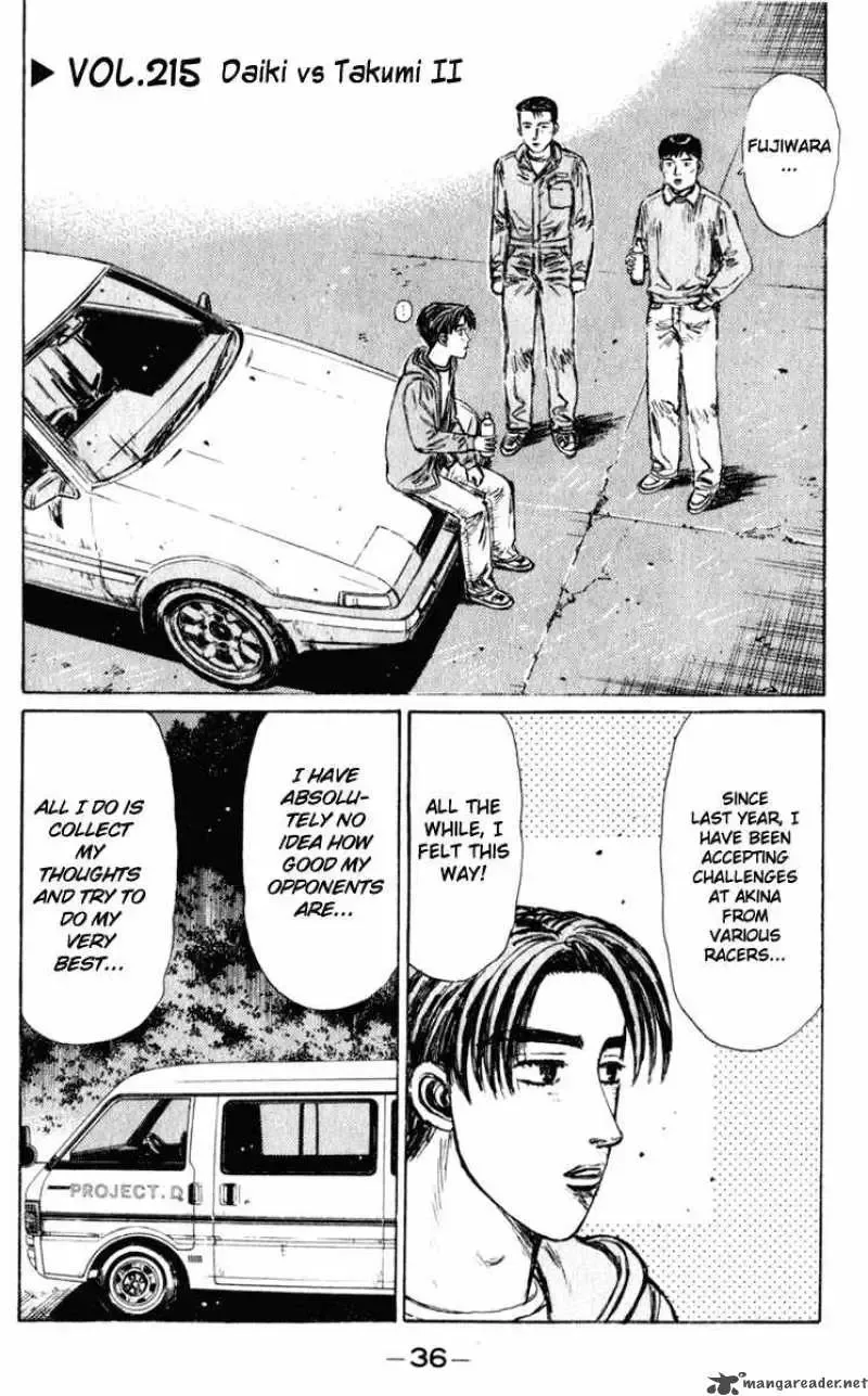 Initial D Chapter 215 page 1