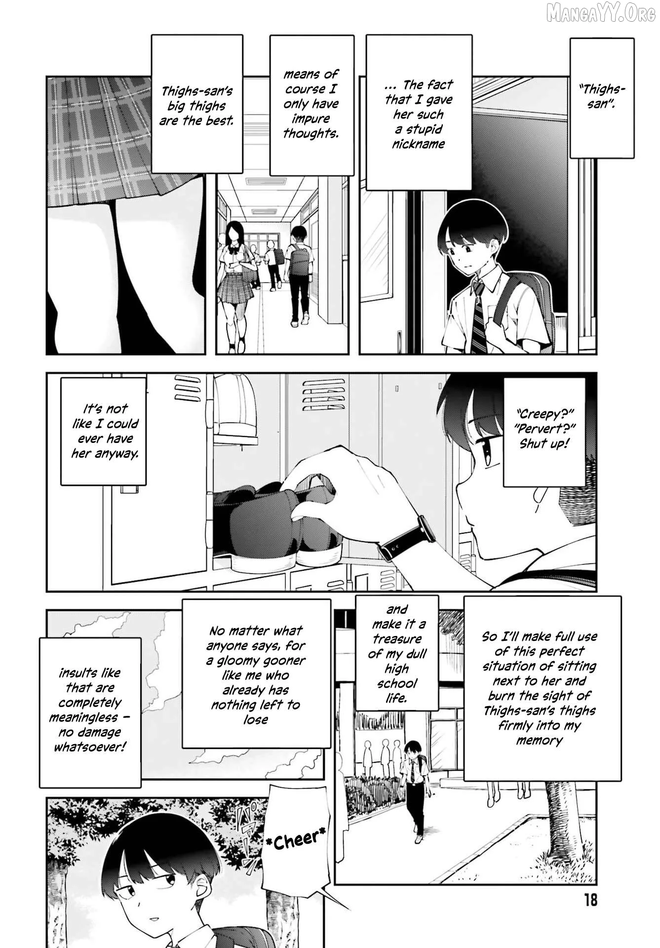 Thighs-san next to me Chapter 2 page 2