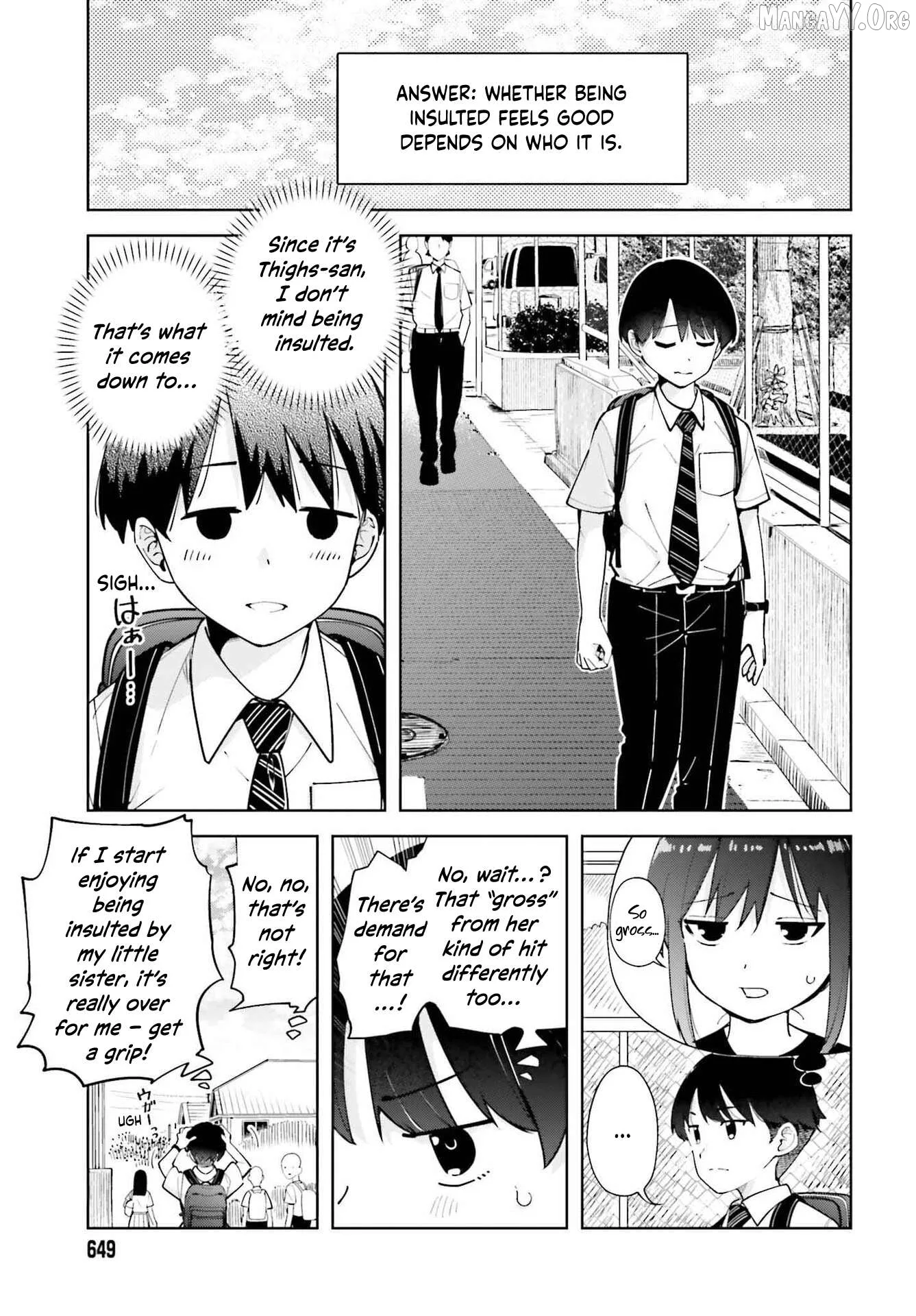 Thighs-san next to me Chapter 3 page 5