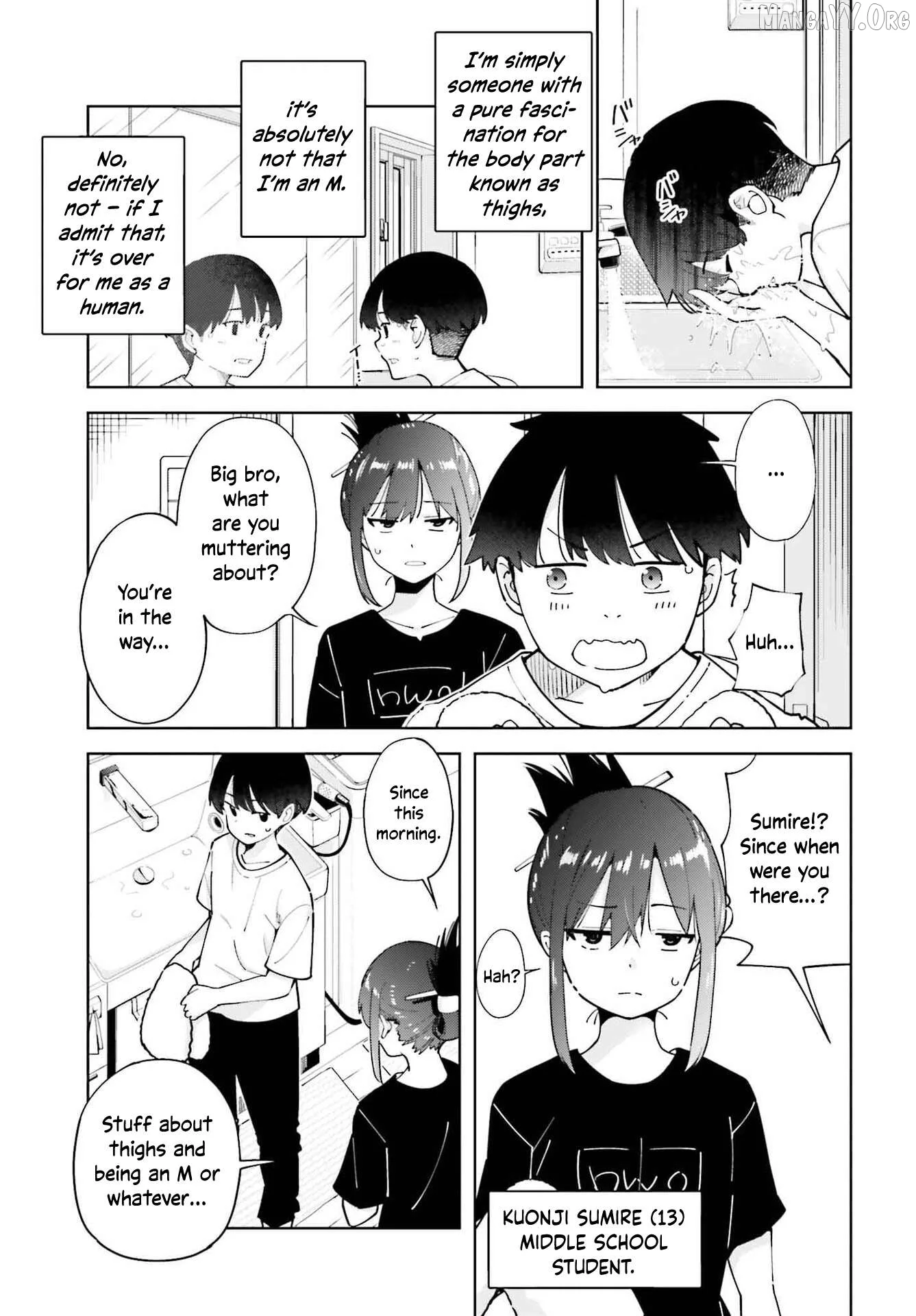 Thighs-san next to me Chapter 3 page 3
