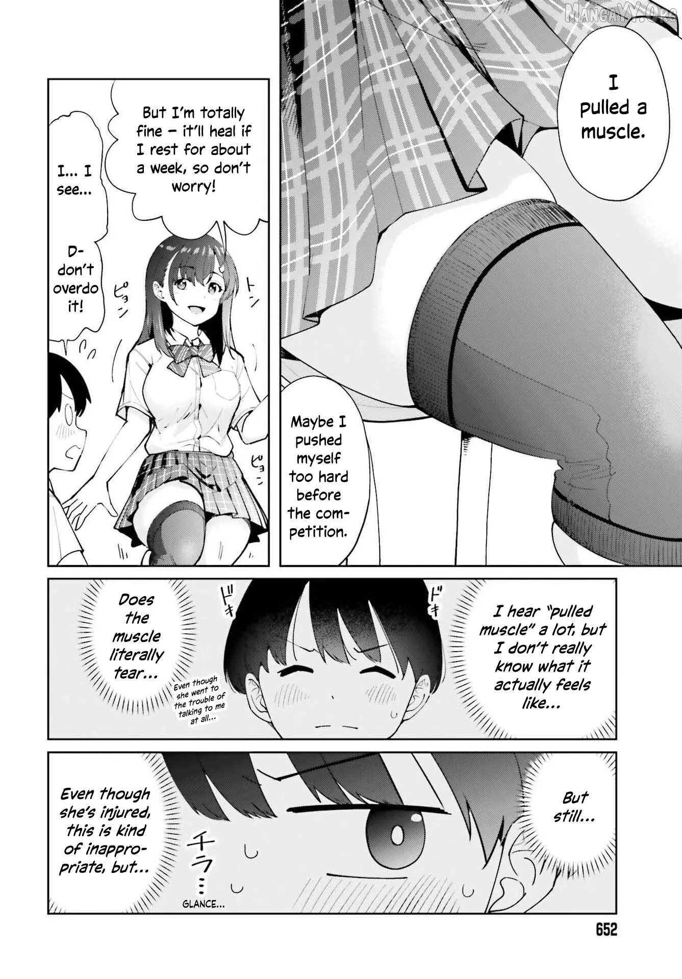 Thighs-san next to me Chapter 3 page 8