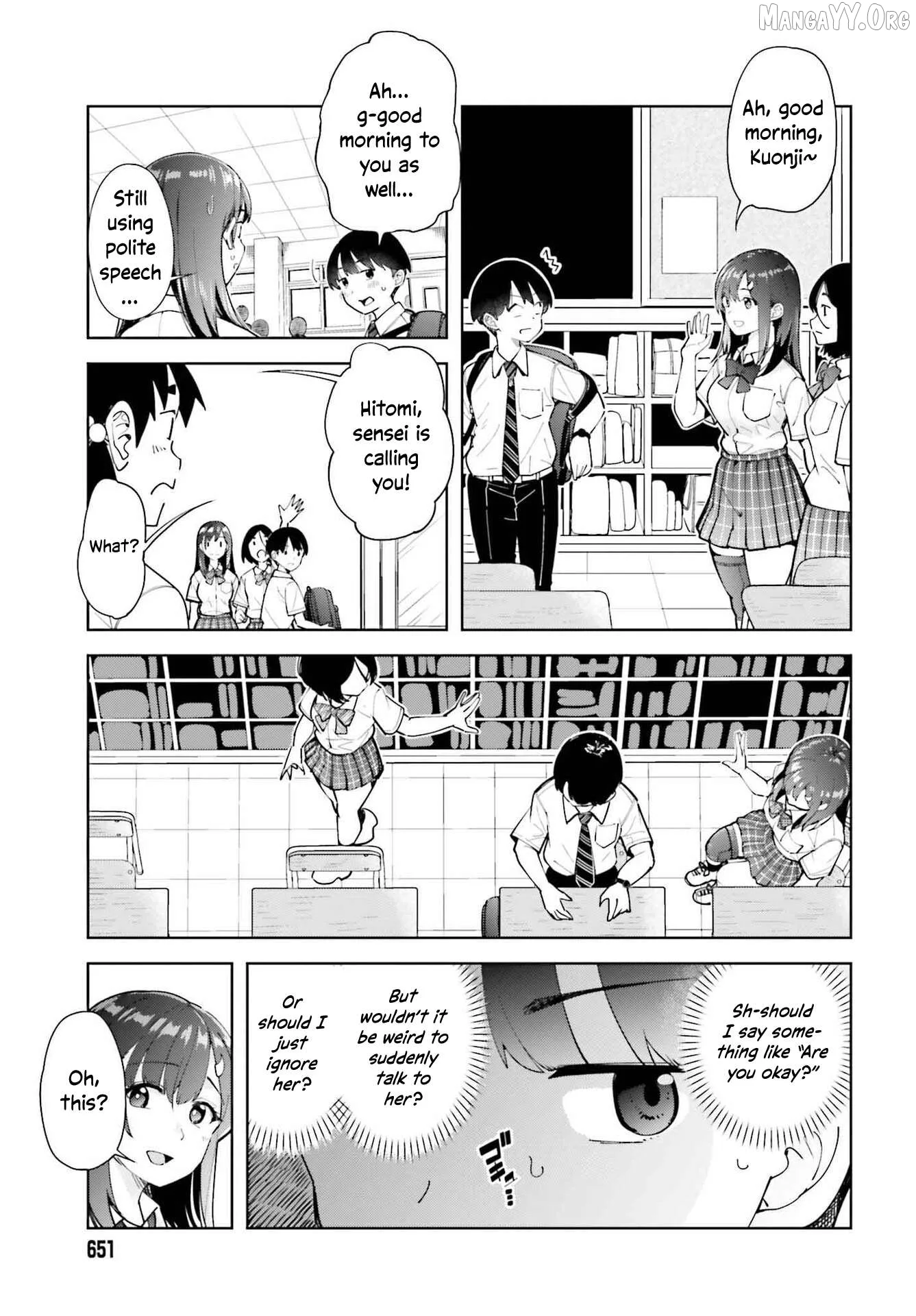 Thighs-san next to me Chapter 3 page 7