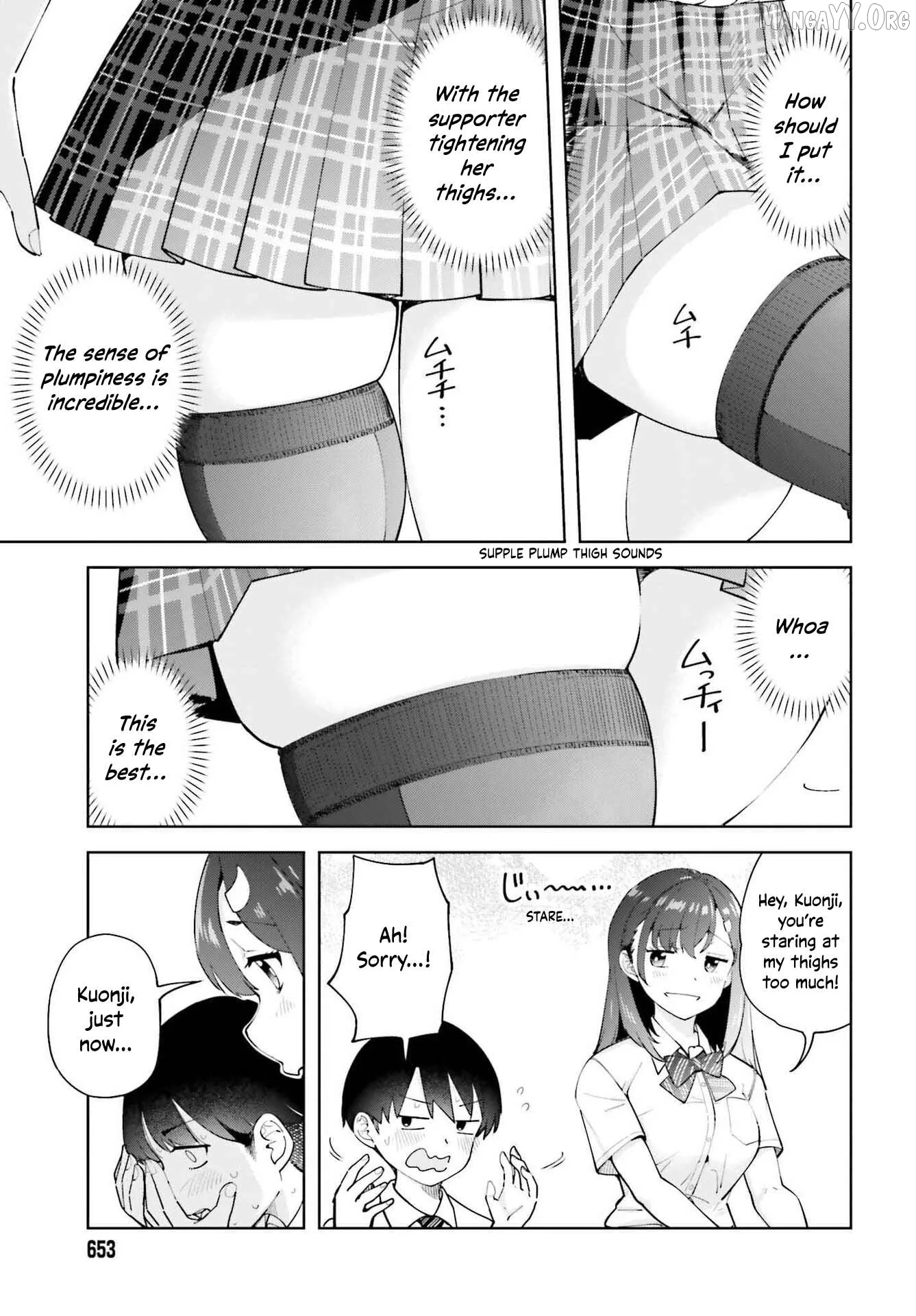 Thighs-san next to me Chapter 3 page 9
